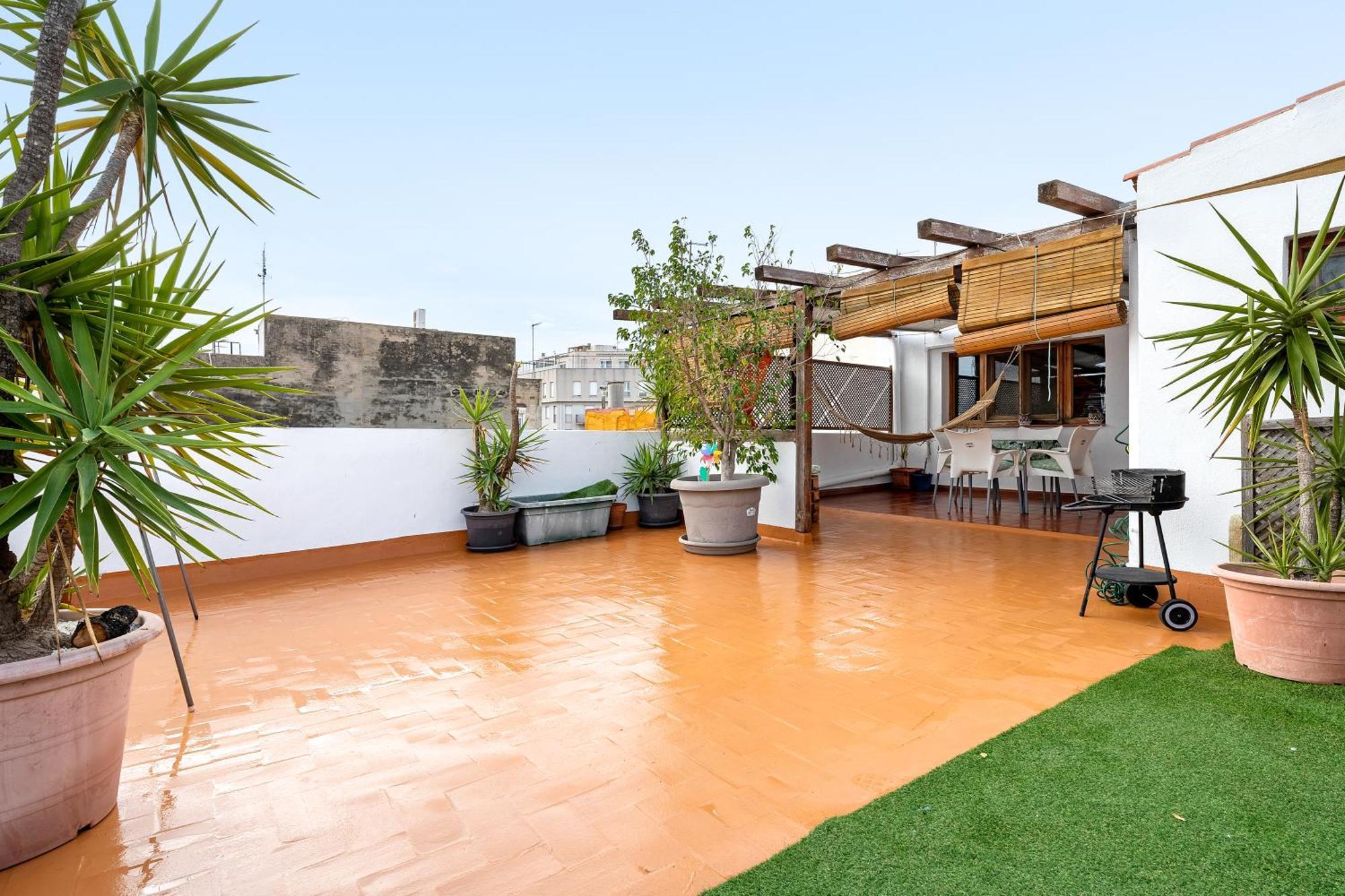 Apartamento Super Terraza Amposta Exterior foto