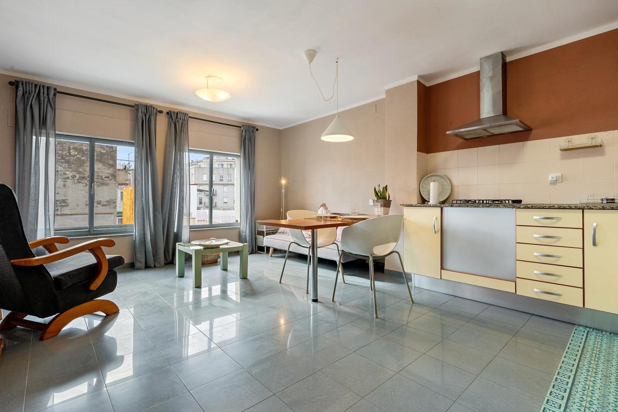 Apartamento Super Terraza Amposta Exterior foto