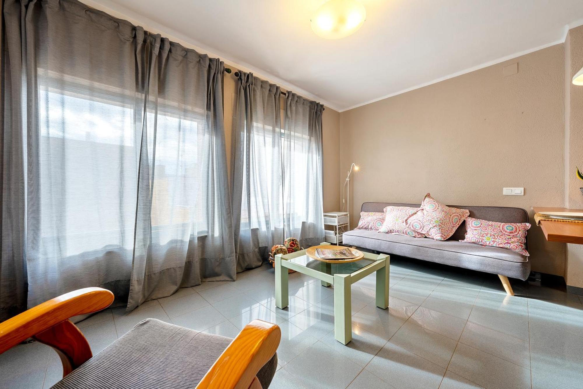 Apartamento Super Terraza Amposta Exterior foto